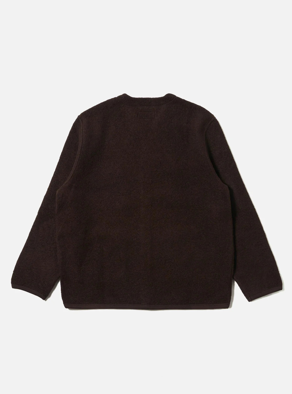 Cardigan - Brown Wool Fleece