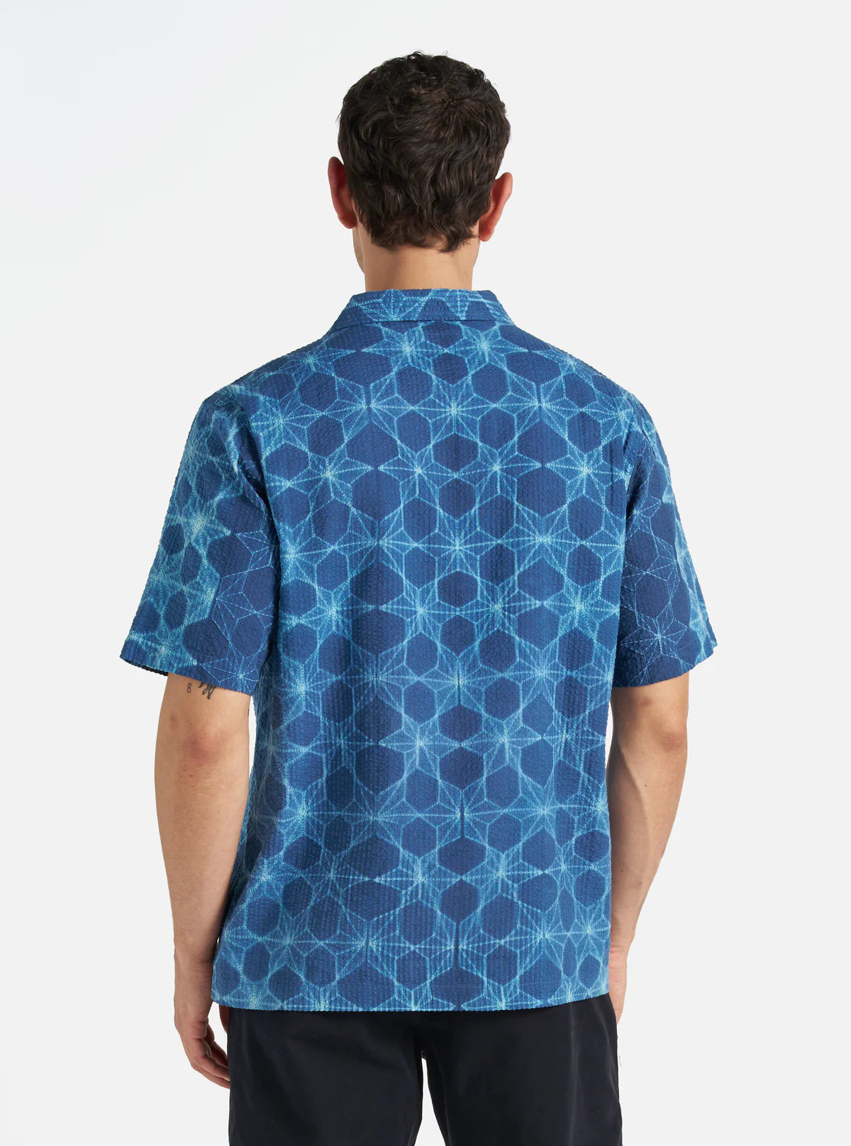 Chemise Indigo Needle Tye N Dye Road