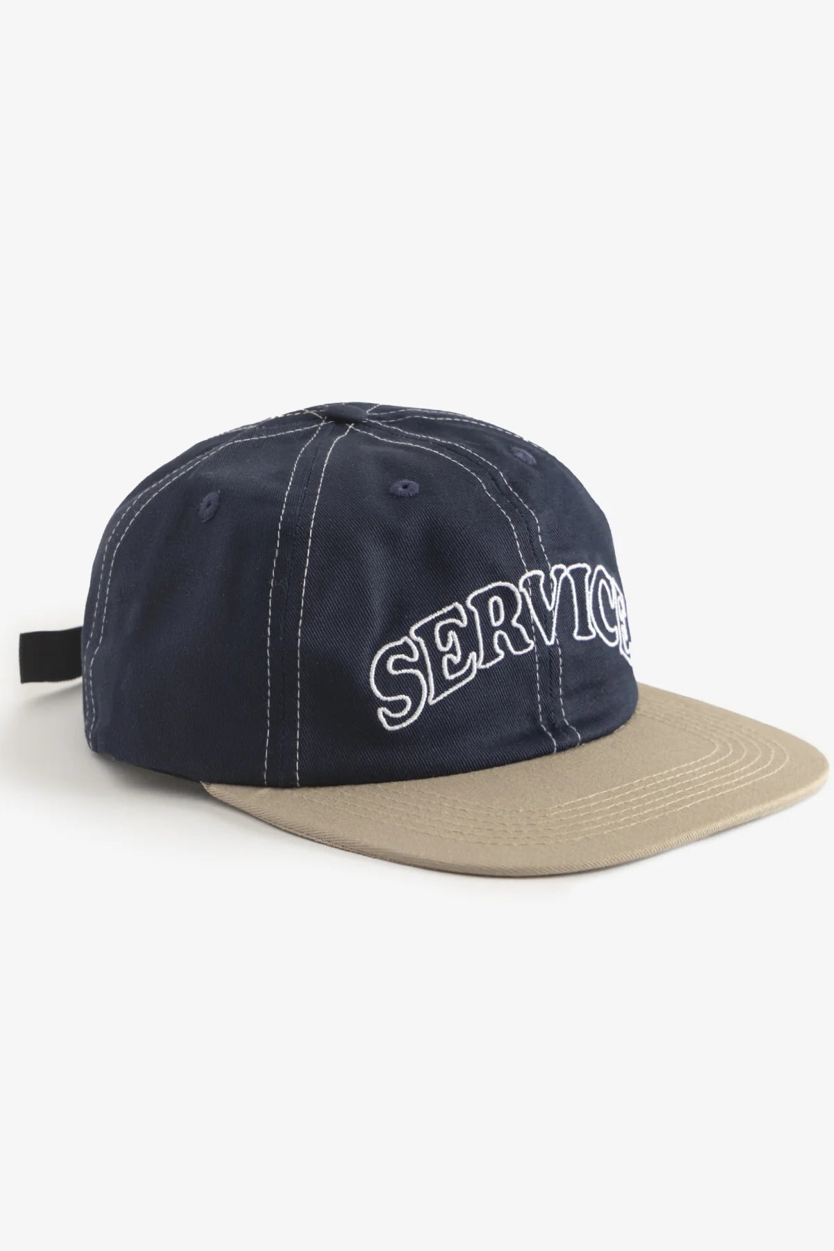 Arch Logo Contrast Stitch Cap - Navy/Khaki