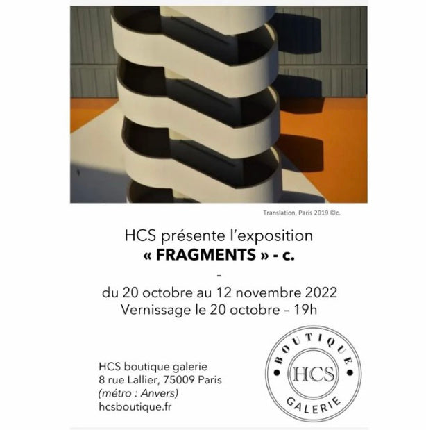 HCS présente l'exposition photographique "FRAGMENTS" de C.