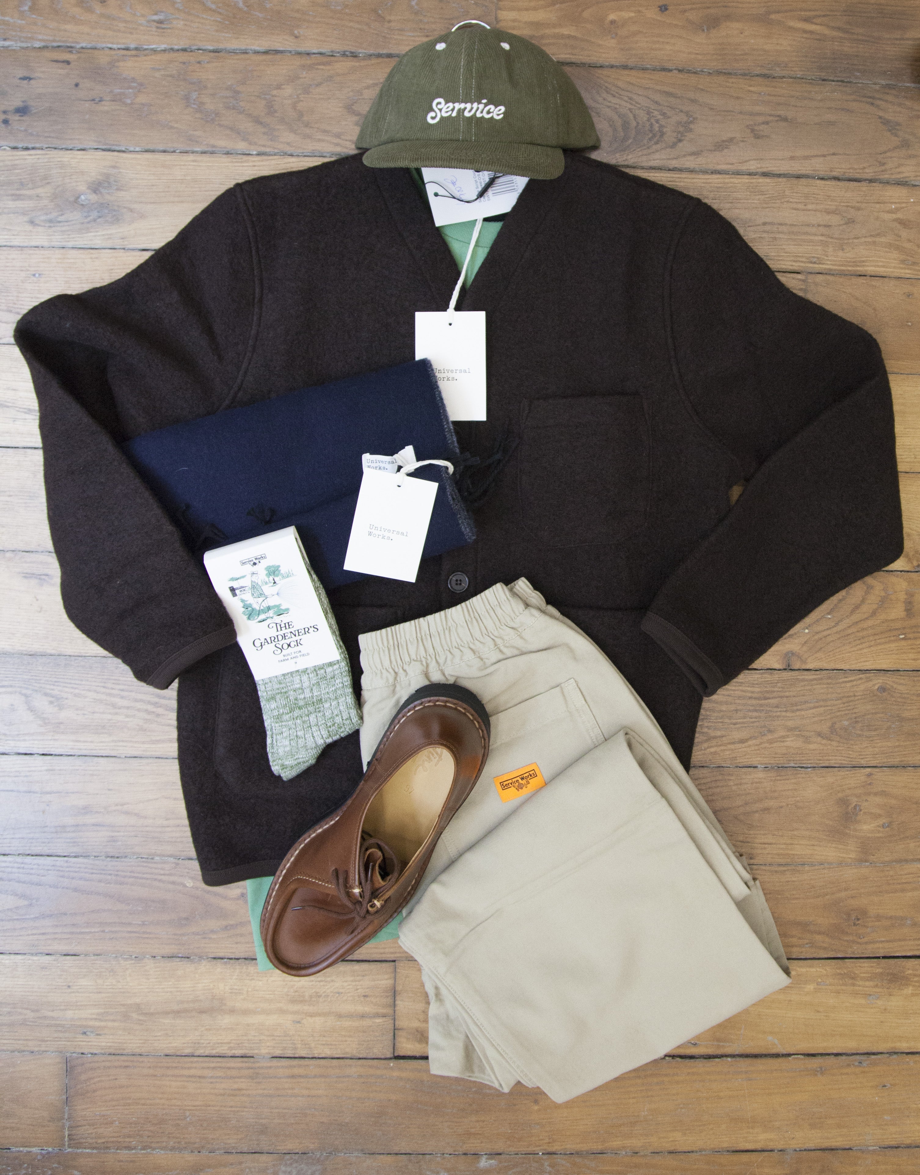 Outfit #1 - Universal Works / Service Works / HCS / GATINE CHAUSSURES