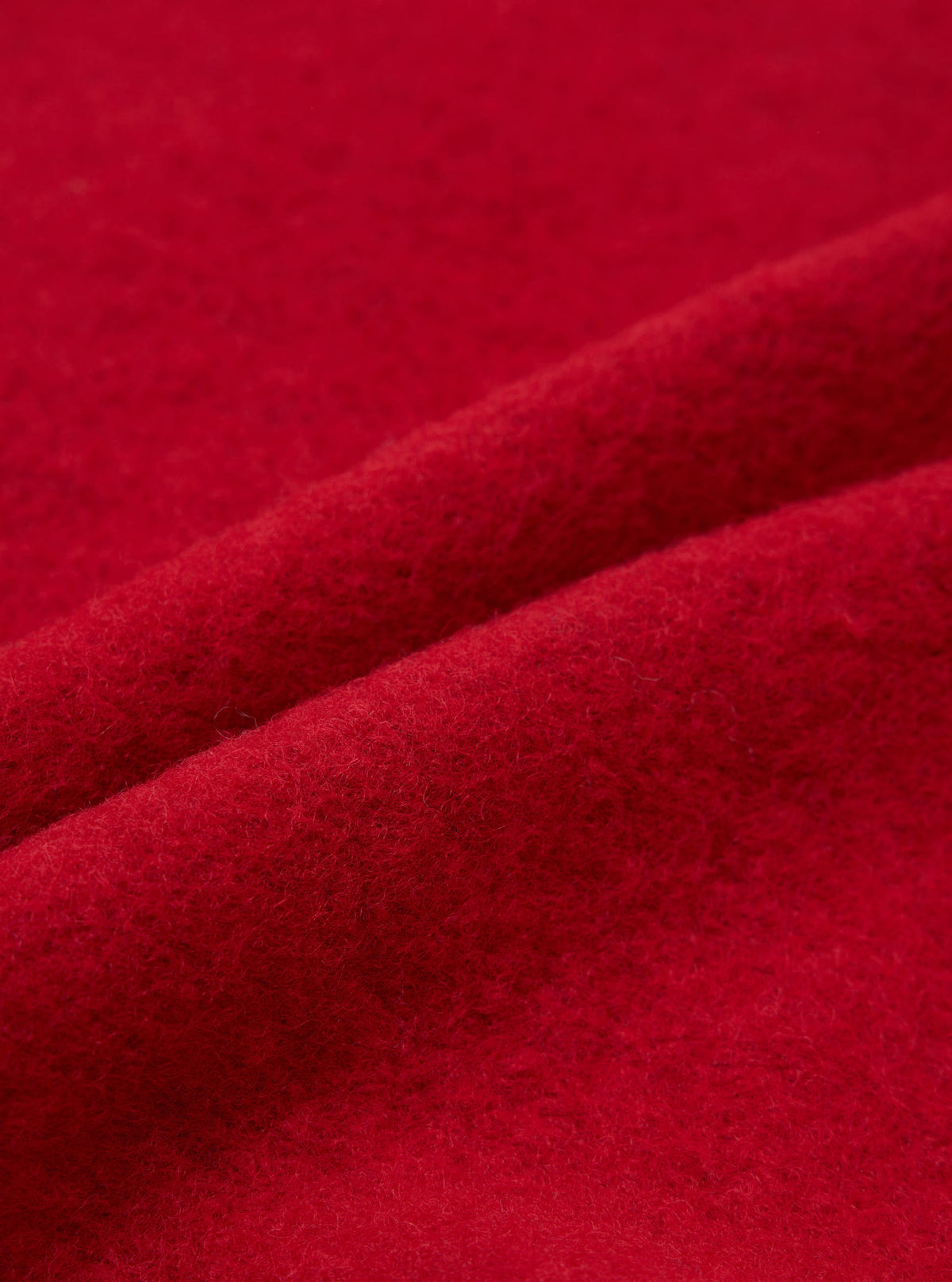 Scarlet Wool Fleece - détail tissu