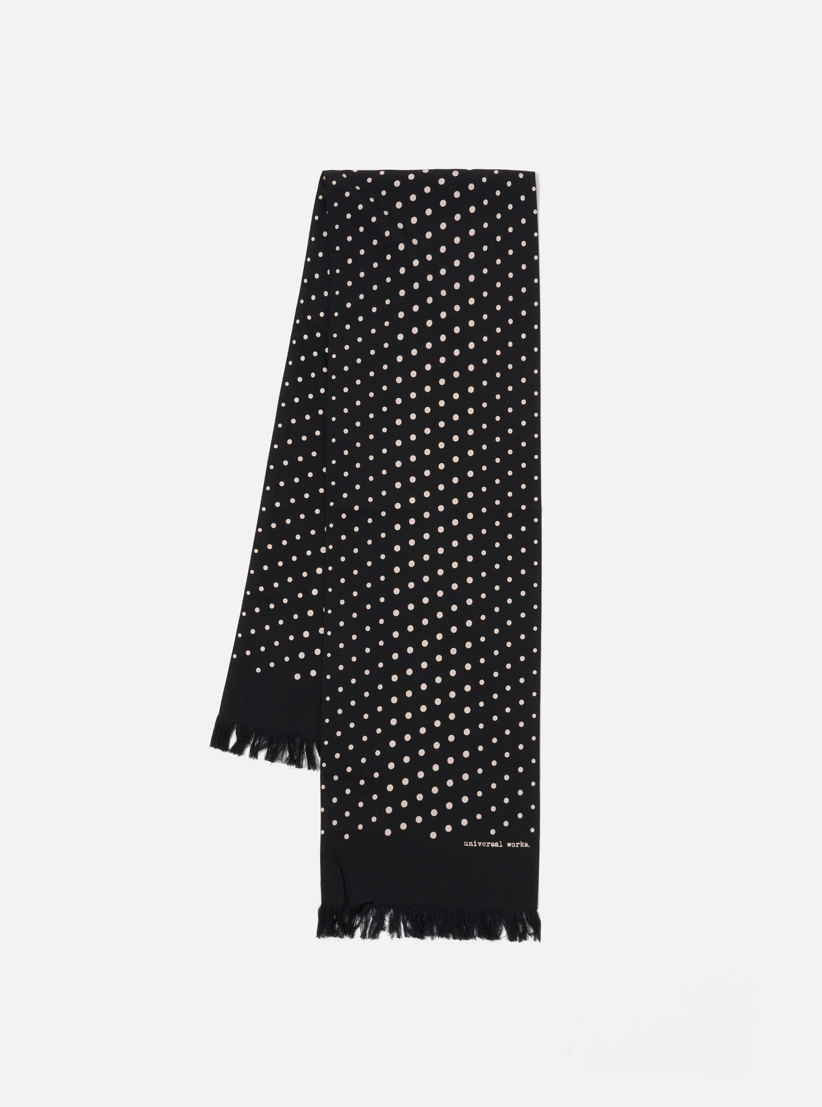 Short Scarf à pois noir Universal Works