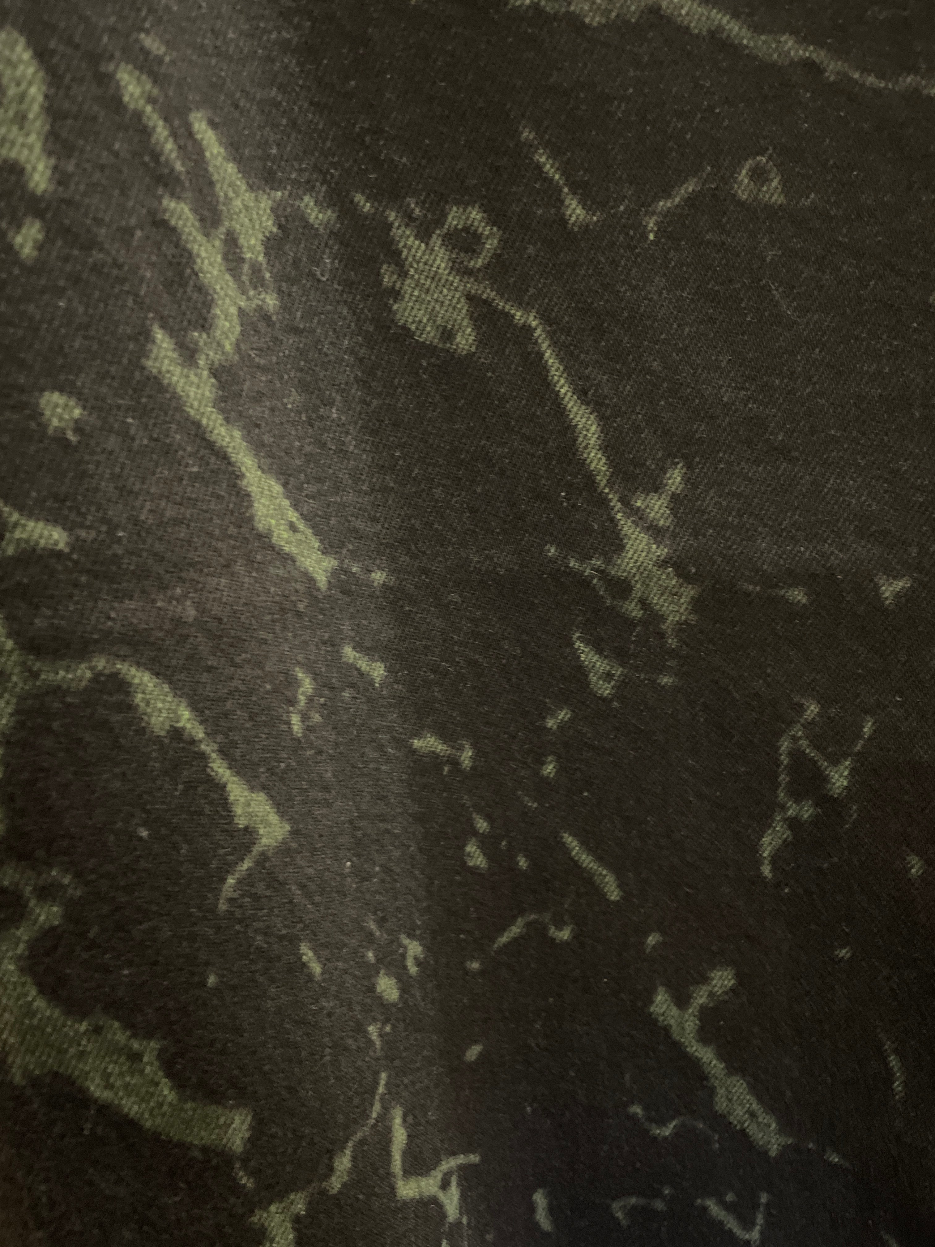 Tyrell Pant Black/Poison Green - Elks AOL overdyed