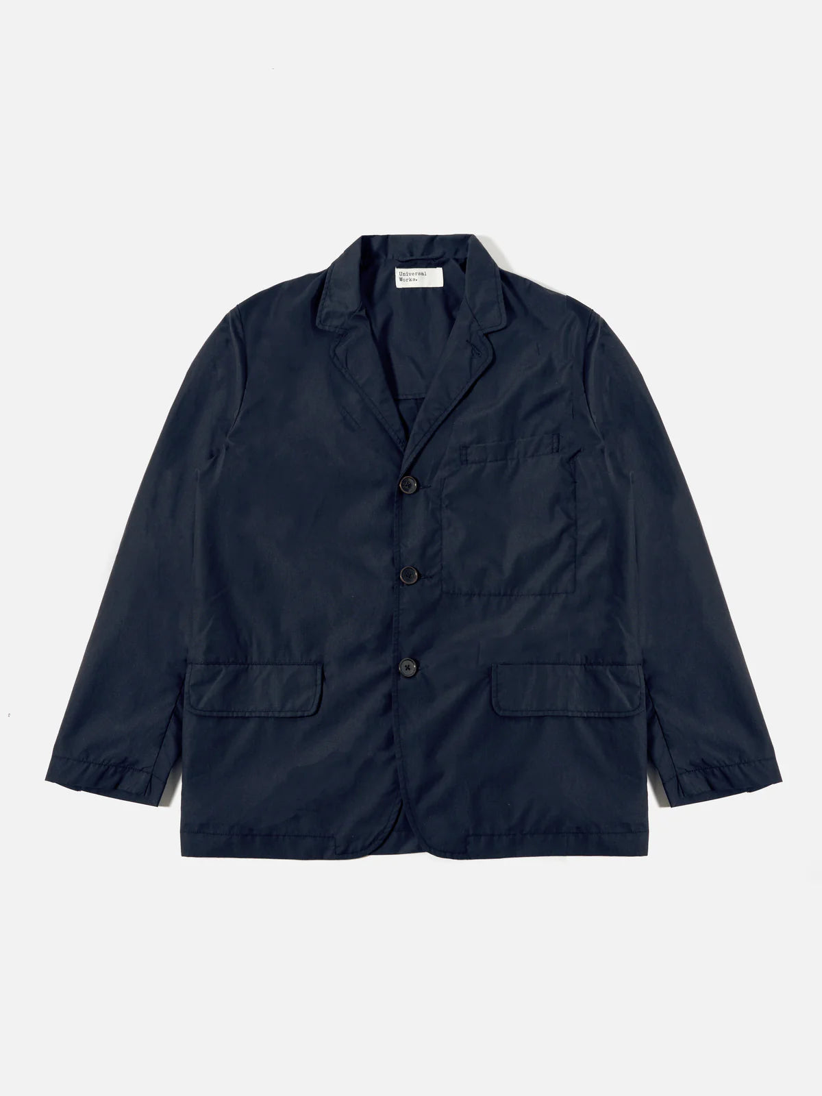 UNIVERSAL WORKS - "Veste Capitol" Navy Recycled Polytech