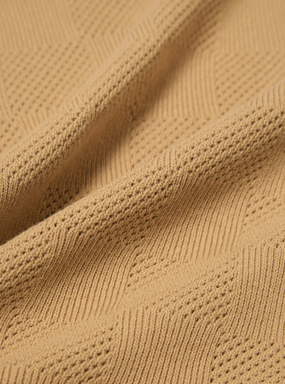UNIVERSAL WORKS - Polo fantasy checkerboard Sable