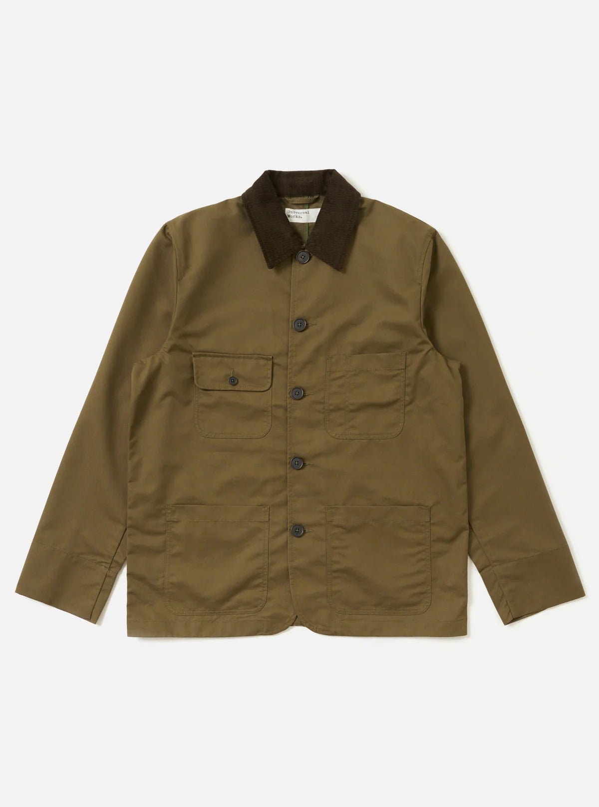 Khaki Brushed Polytech Merchant Jacket
