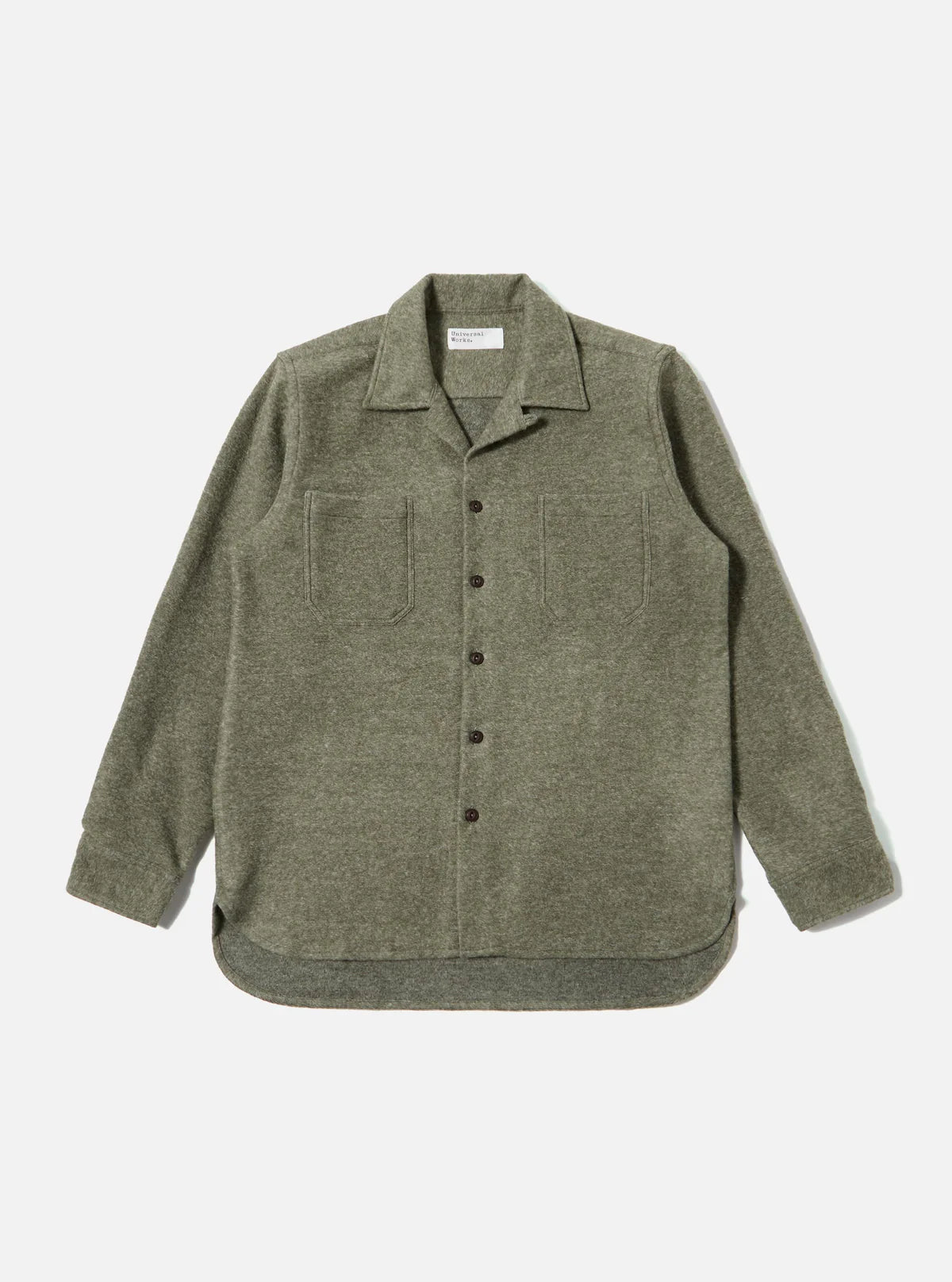 Pale Green Dam Marl Work Shirt