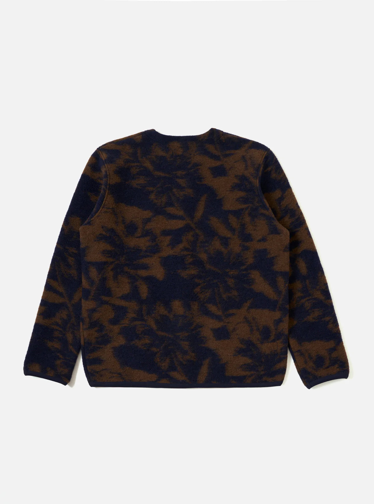 CARDIGAN studio-fleece-navy-brown