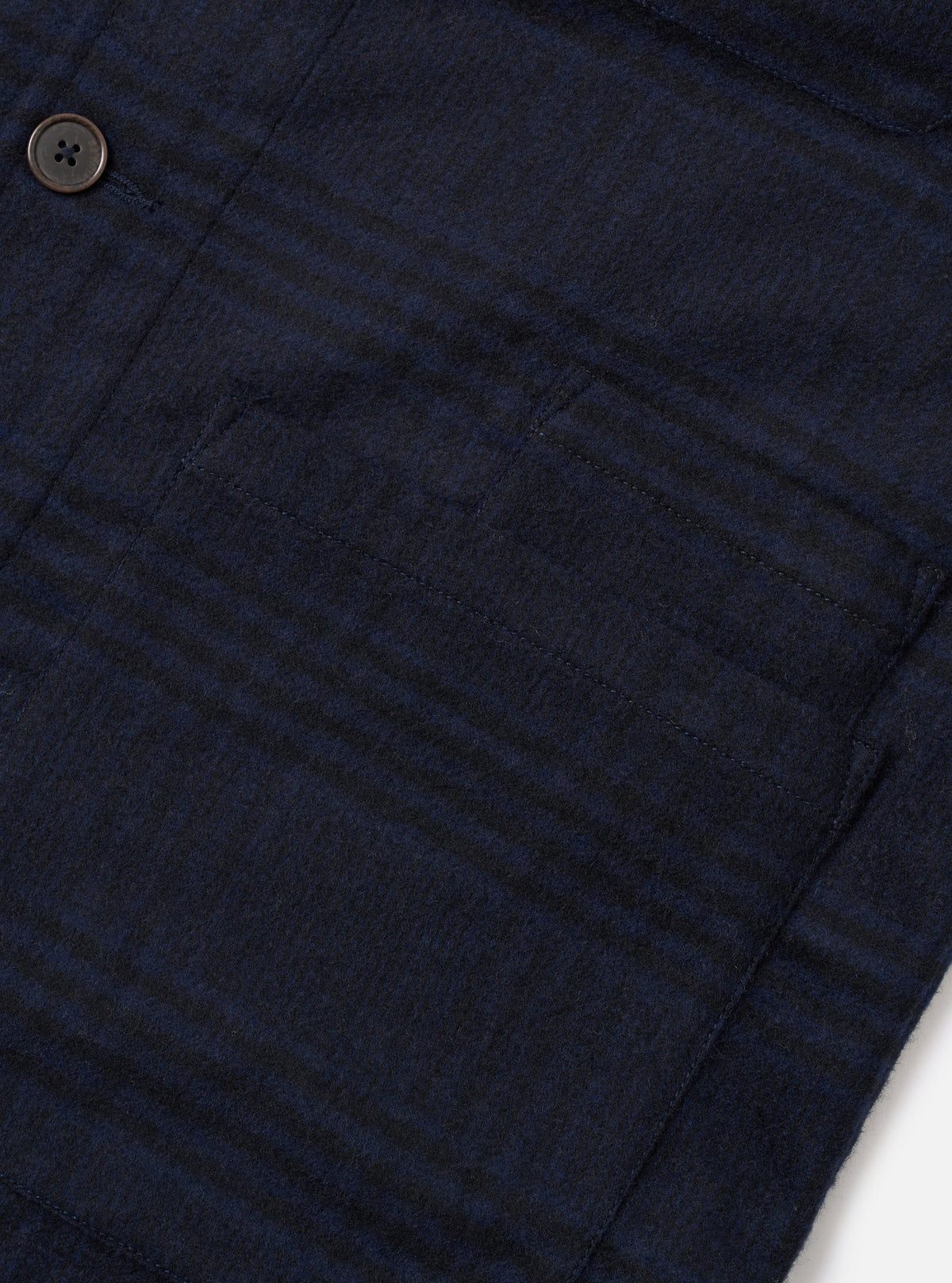 Surchemise Bakers navy - détail poche poitrine