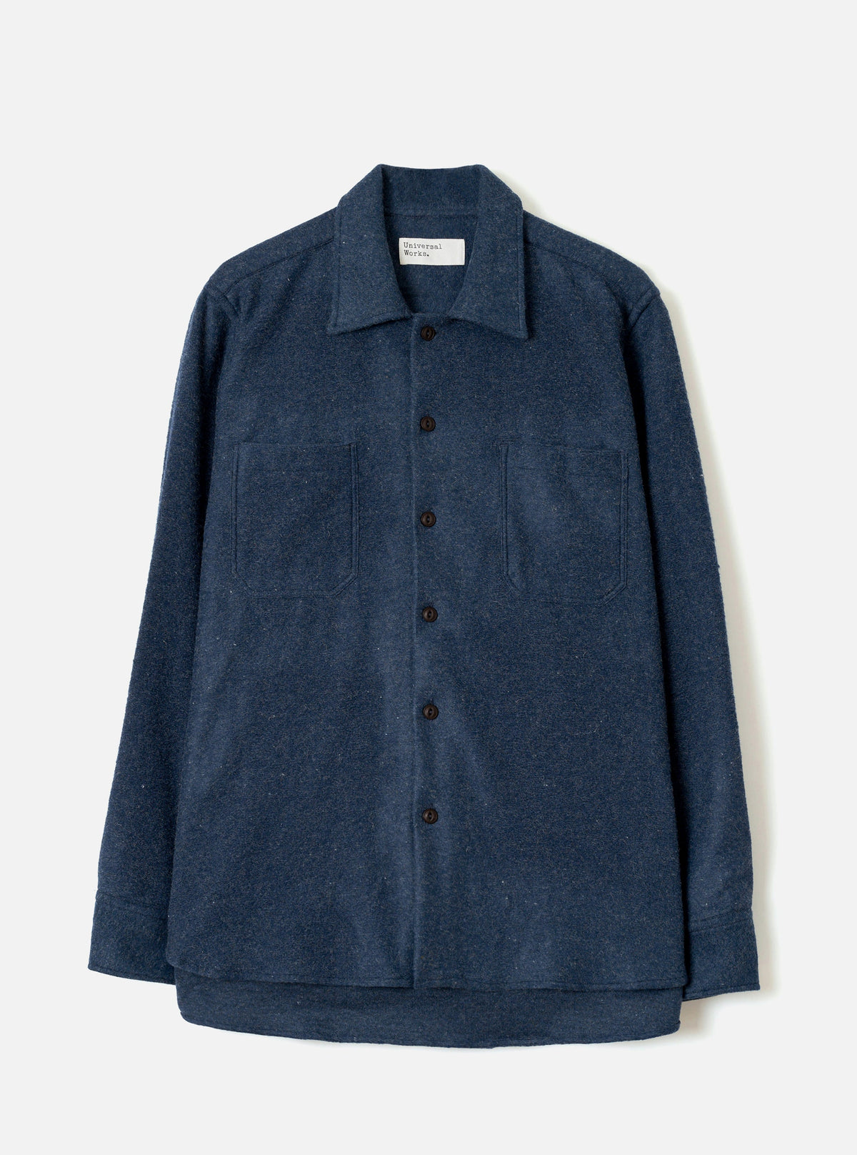 Navy Dam Marl Work Shirt - vue de face