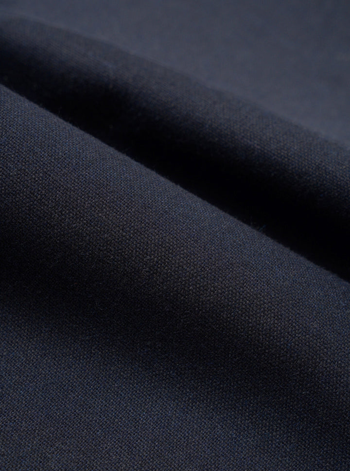 Navy Recycled Italian Tweed - détail tissu