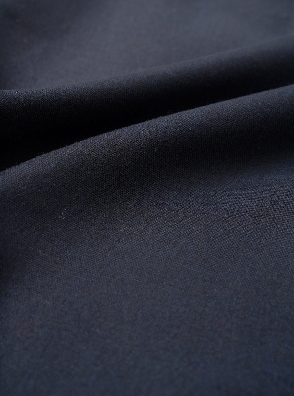 Navy Recycled Italian Tweed - détail tissu