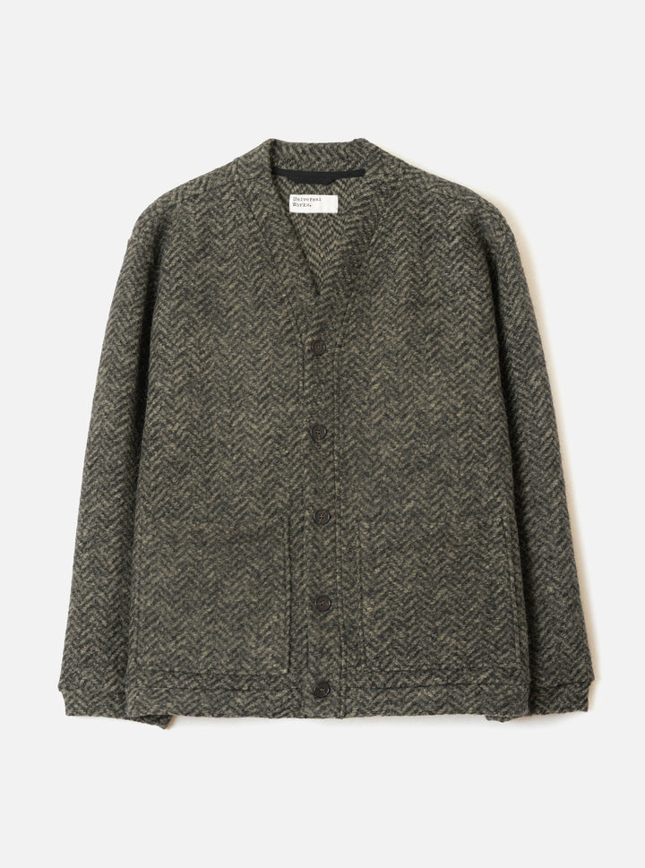 Olive Raven Fleece Advance Cardigan - vue de face
