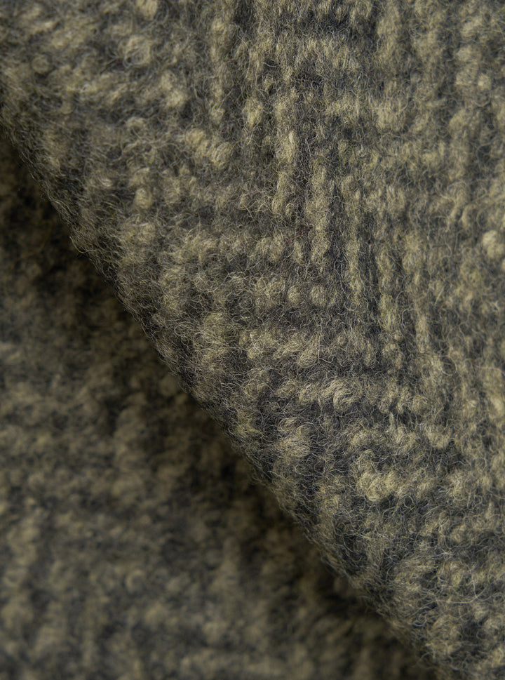 Olive Raven Fleece Advance Cardigan - détail tissu
