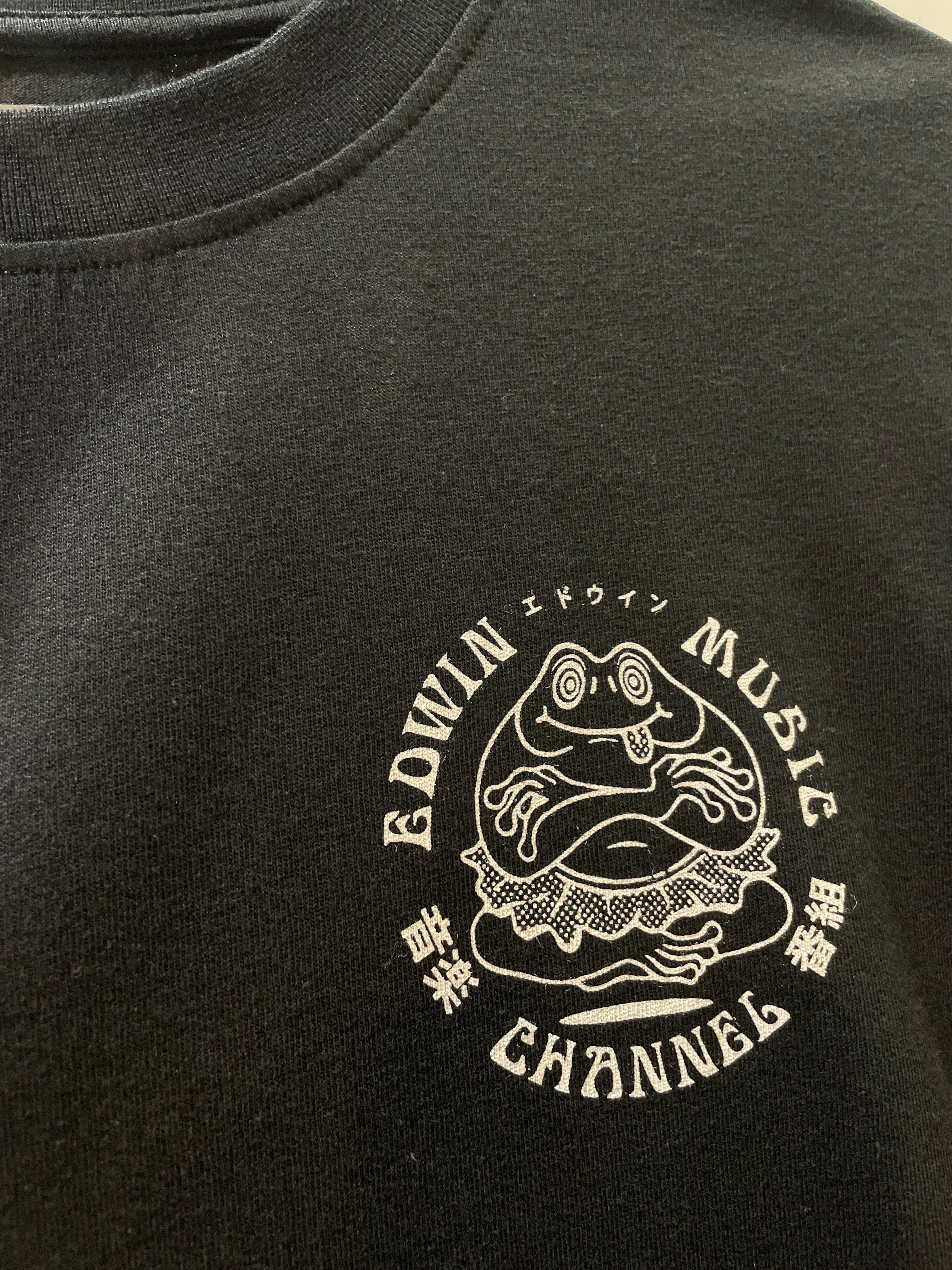 Tee shirt Manche Longue Noir - Edwin Music Channel T-Shirt LS