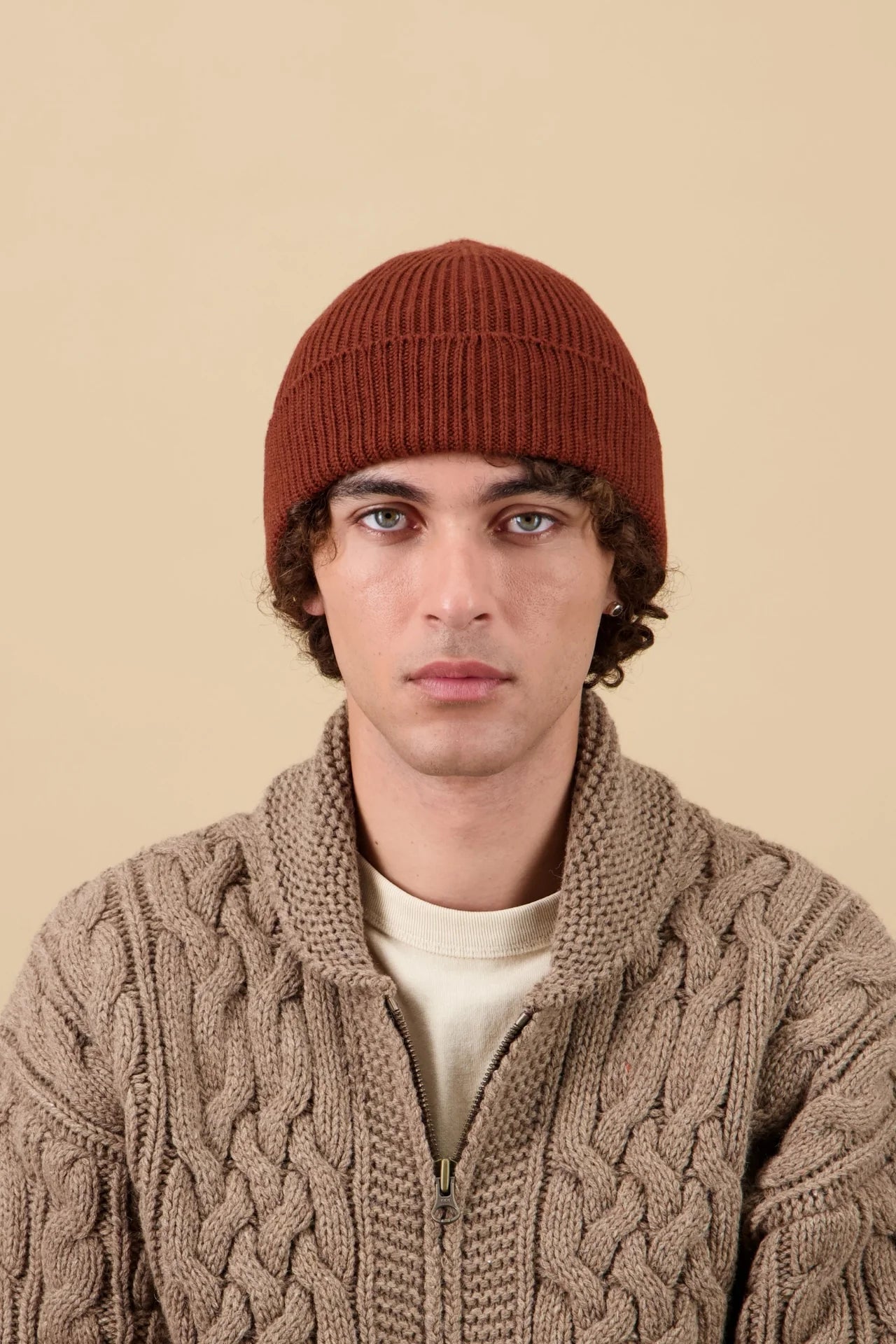Bonnet Ara - Brique