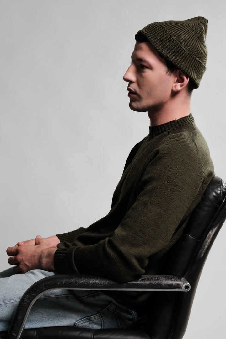 Bonnet Ara Nitto Knitwear kaki - vue 2
