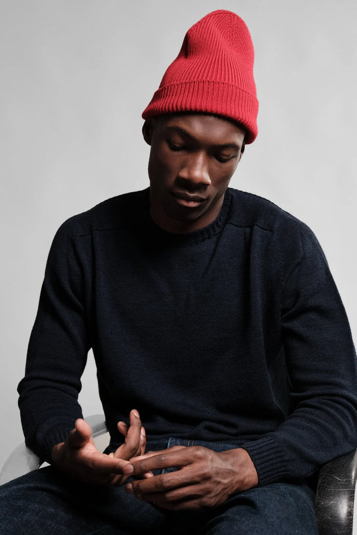 Bonnet Ara Nitto Knitwear rouge Cousteau - vue 3