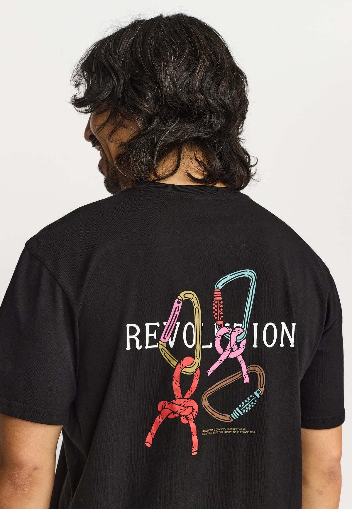 T-shirt Revolution 1463 CAB noir - vue 2