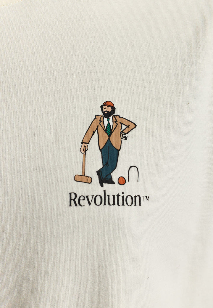 T-shirt Revolution 1463 CRO blanc cassé - vue 6