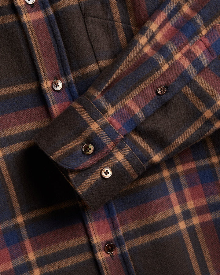 Chemise flanelle CASTOR Portuguese Flannel - détail