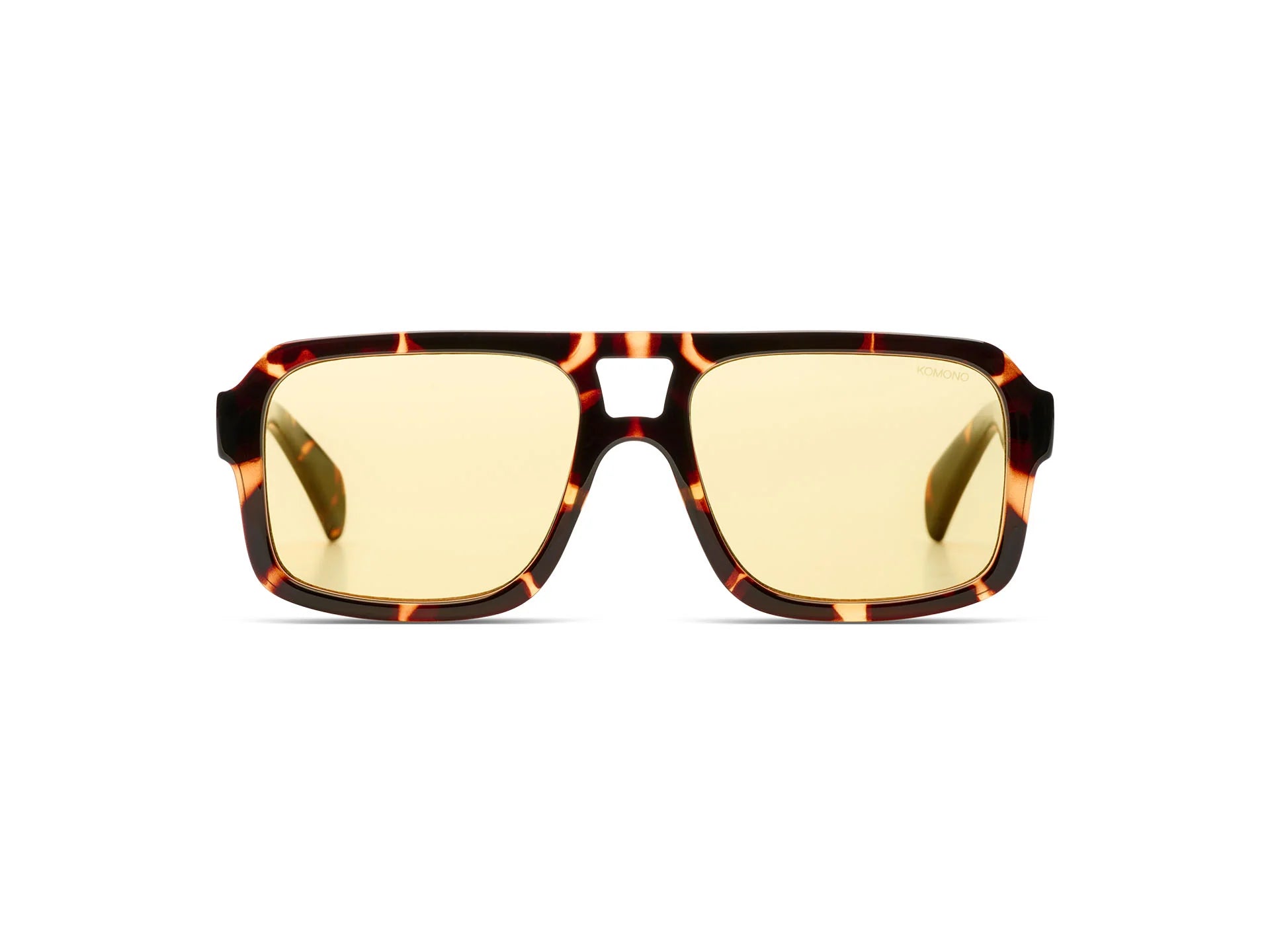 Lunettes de soleil KOMONO - Falcon Havana Lemon