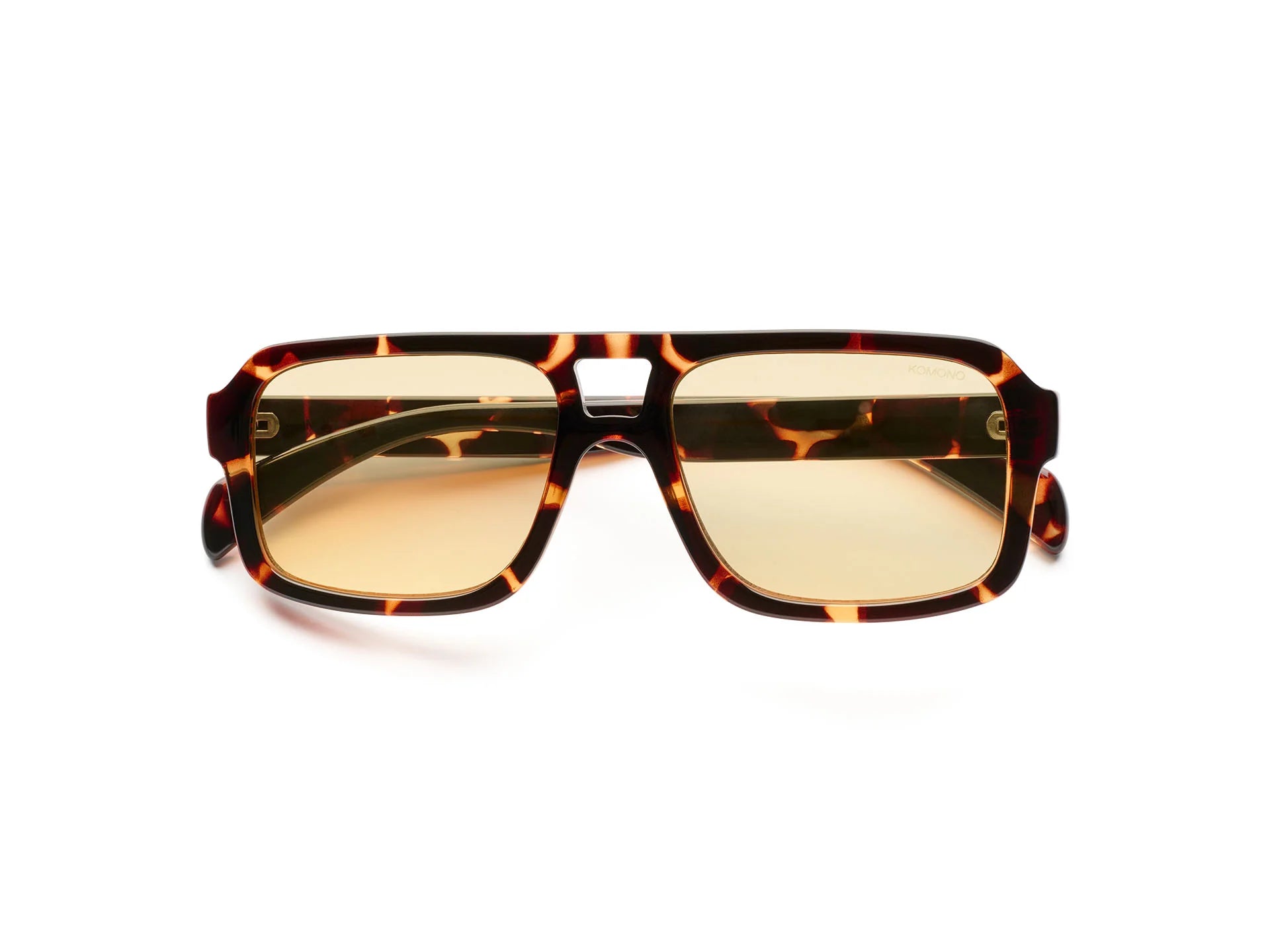 Lunettes de soleil KOMONO - Falcon Havana Lemon