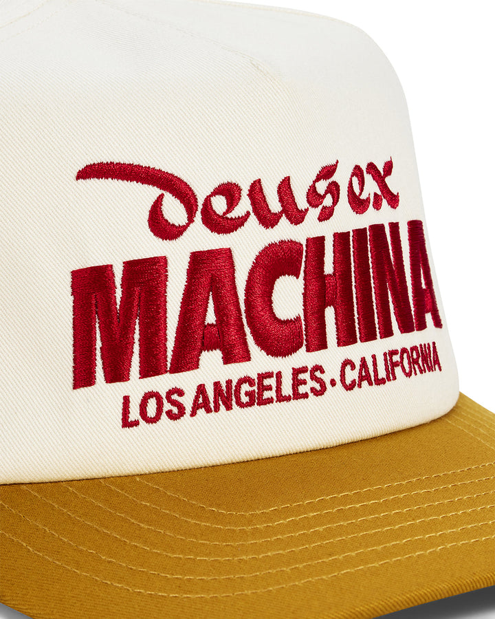 Primo Cap Deus Ex Machina jaune - vue de dos