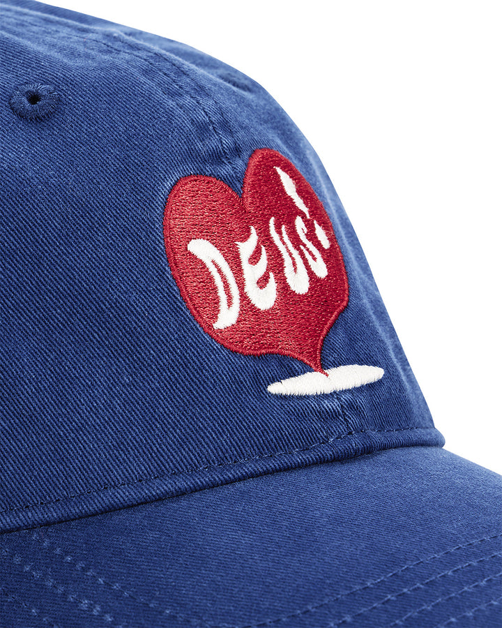 Deep Cut Dad Cap Deus Ex Machina bleu Limoges - vue de dos