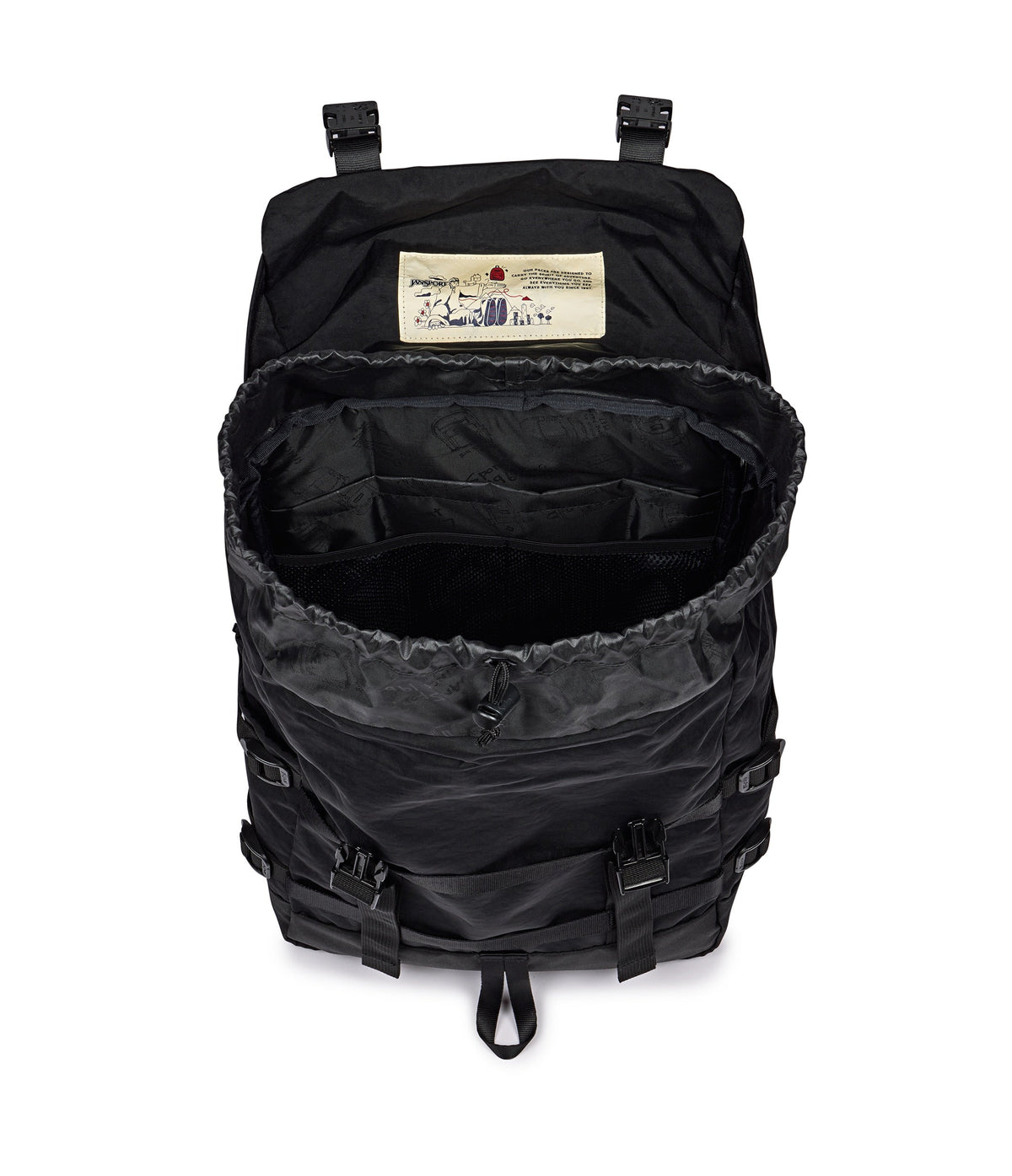 Sac à dos JanSport Skip Pack noir - vue 3
