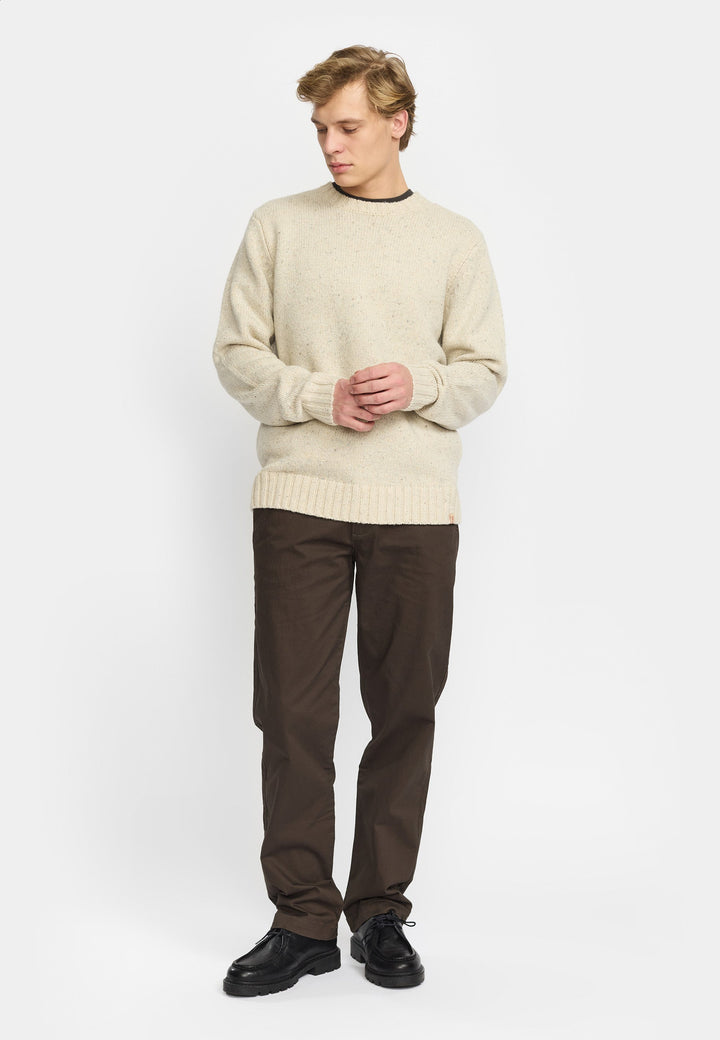 Pull grosse maille Revolution 6538 blanc - vue 2