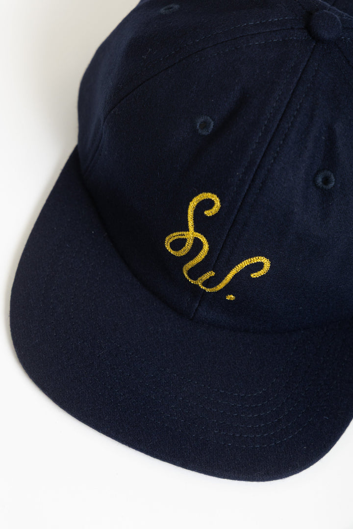 Monogram Cap Navy - détail