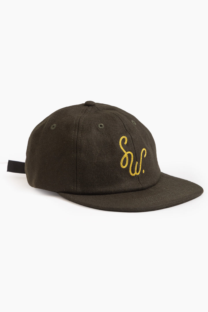 Monogram Cap Dark Moss - vue de face