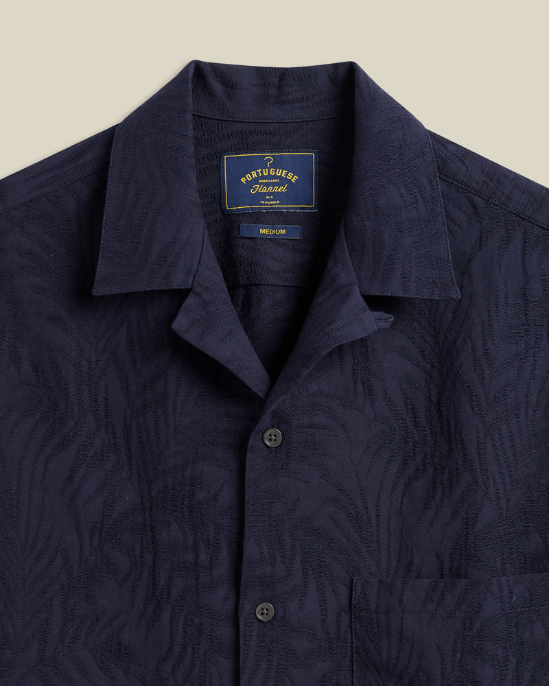 Chemise Manche Courte - PALM Navy