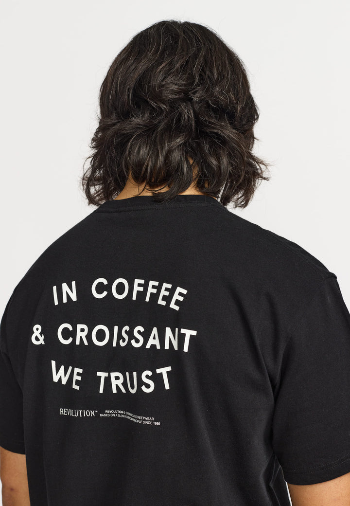 T-shirt Revolution 1464 TRU noir - vue 2