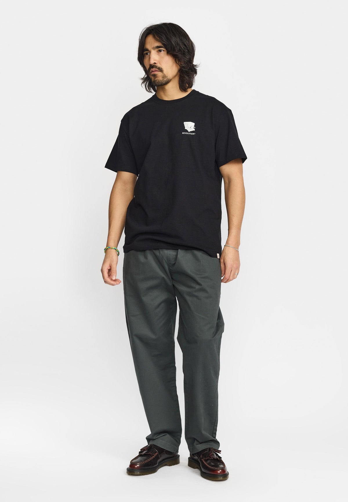 T-shirt Revolution 1464 TRU noir - vue 3
