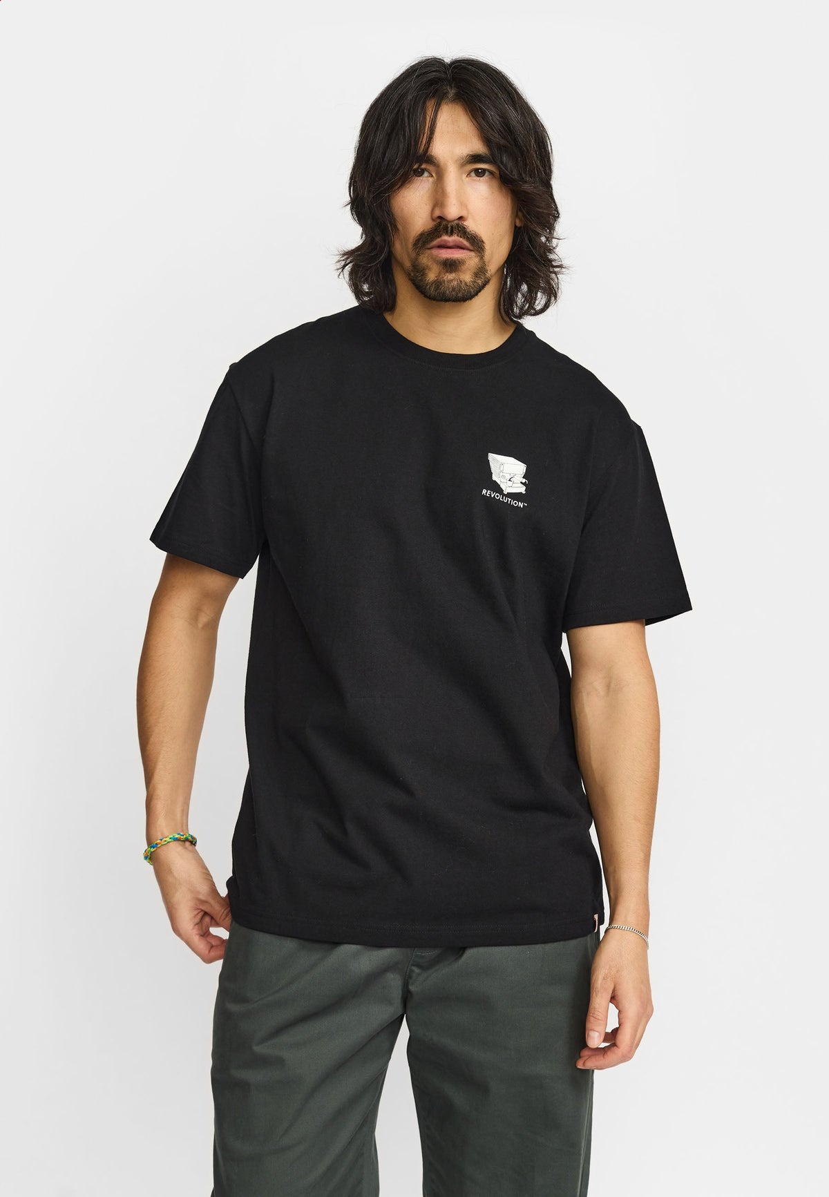 T-shirt Revolution 1464 TRU noir - vue 4