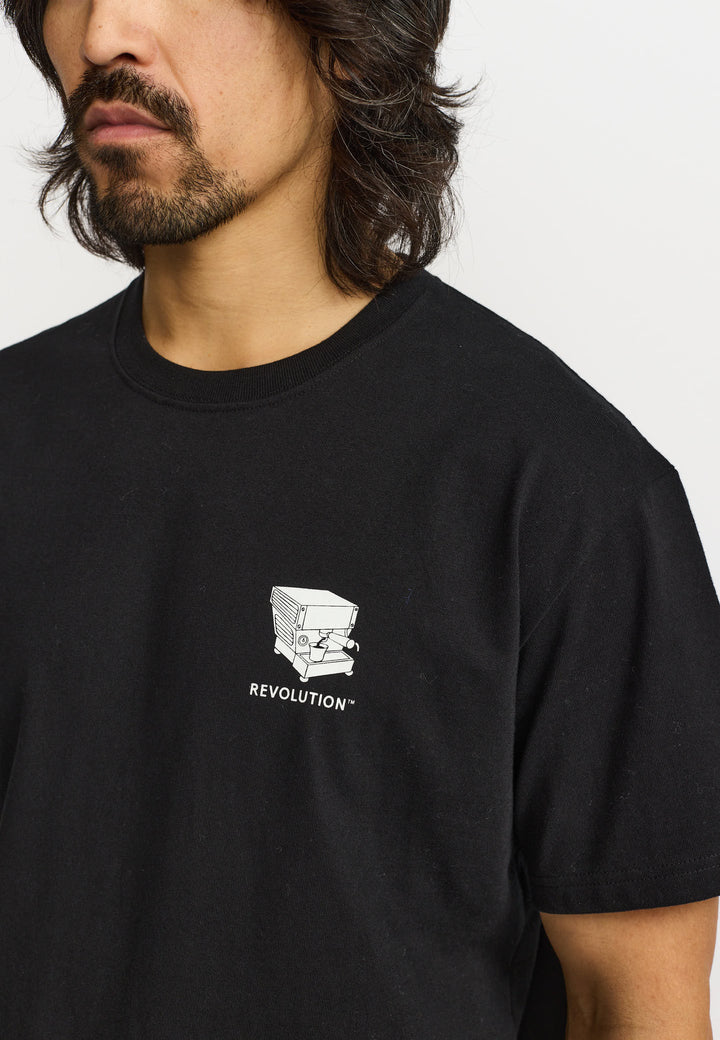 T-shirt Revolution 1464 TRU noir - vue 1