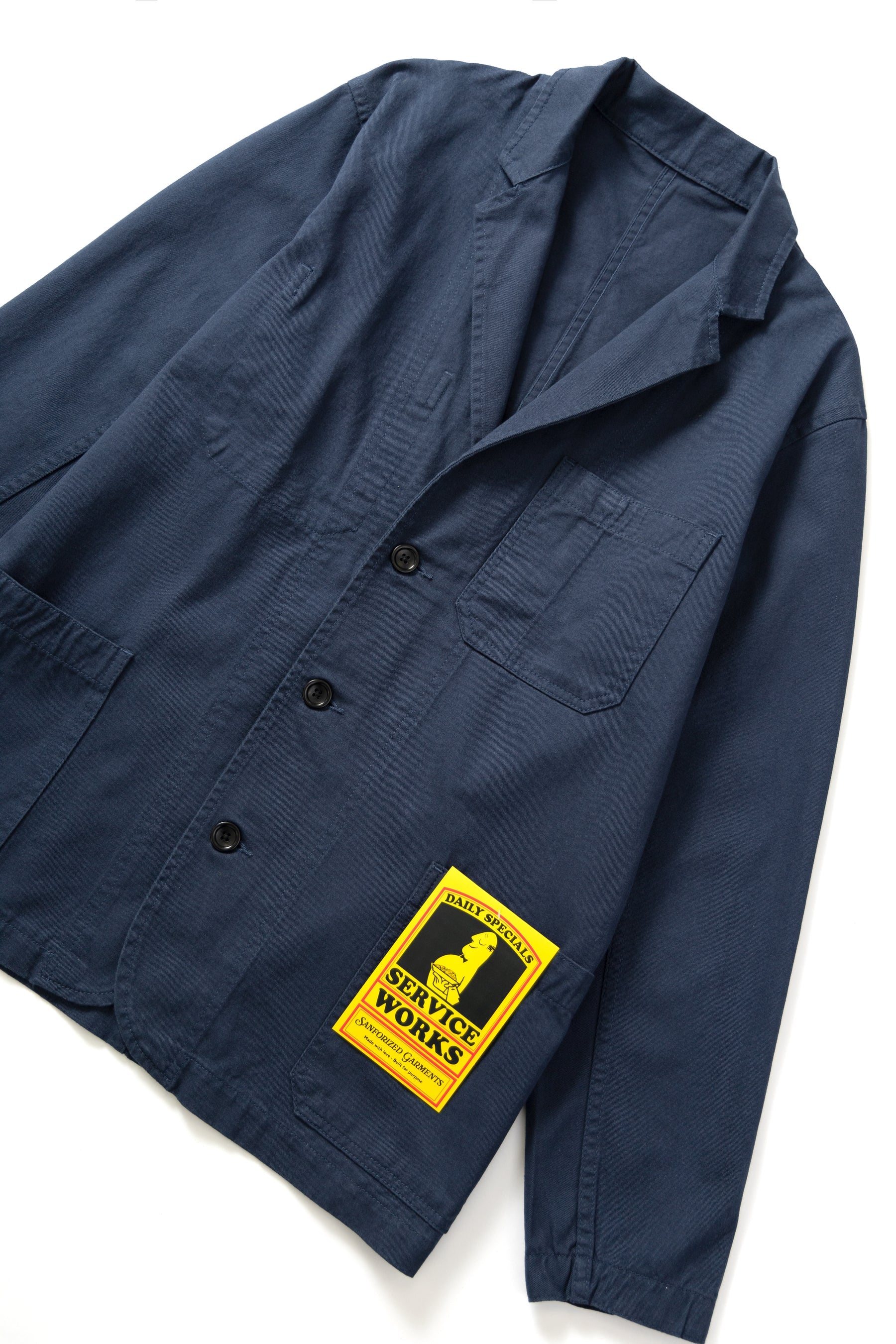 Drill Server Suit Jacket - Navy