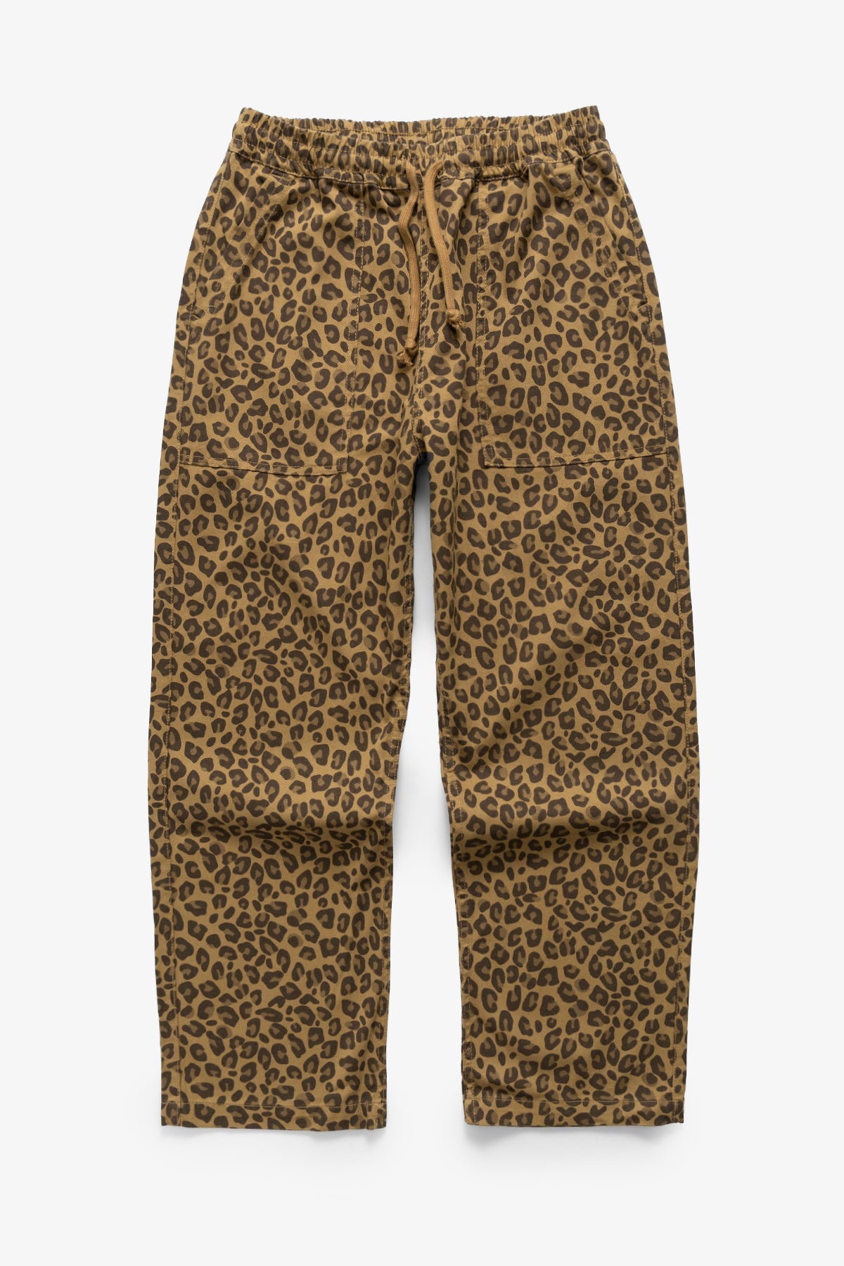 Patterned Chef Pants Brown Leopard - vue de face
