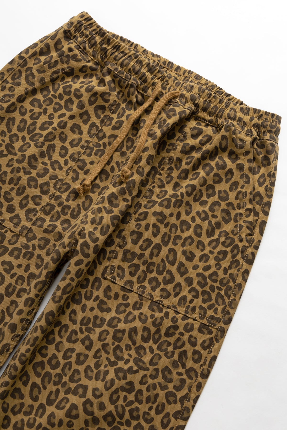 Patterned Chef Pants Brown Leopard