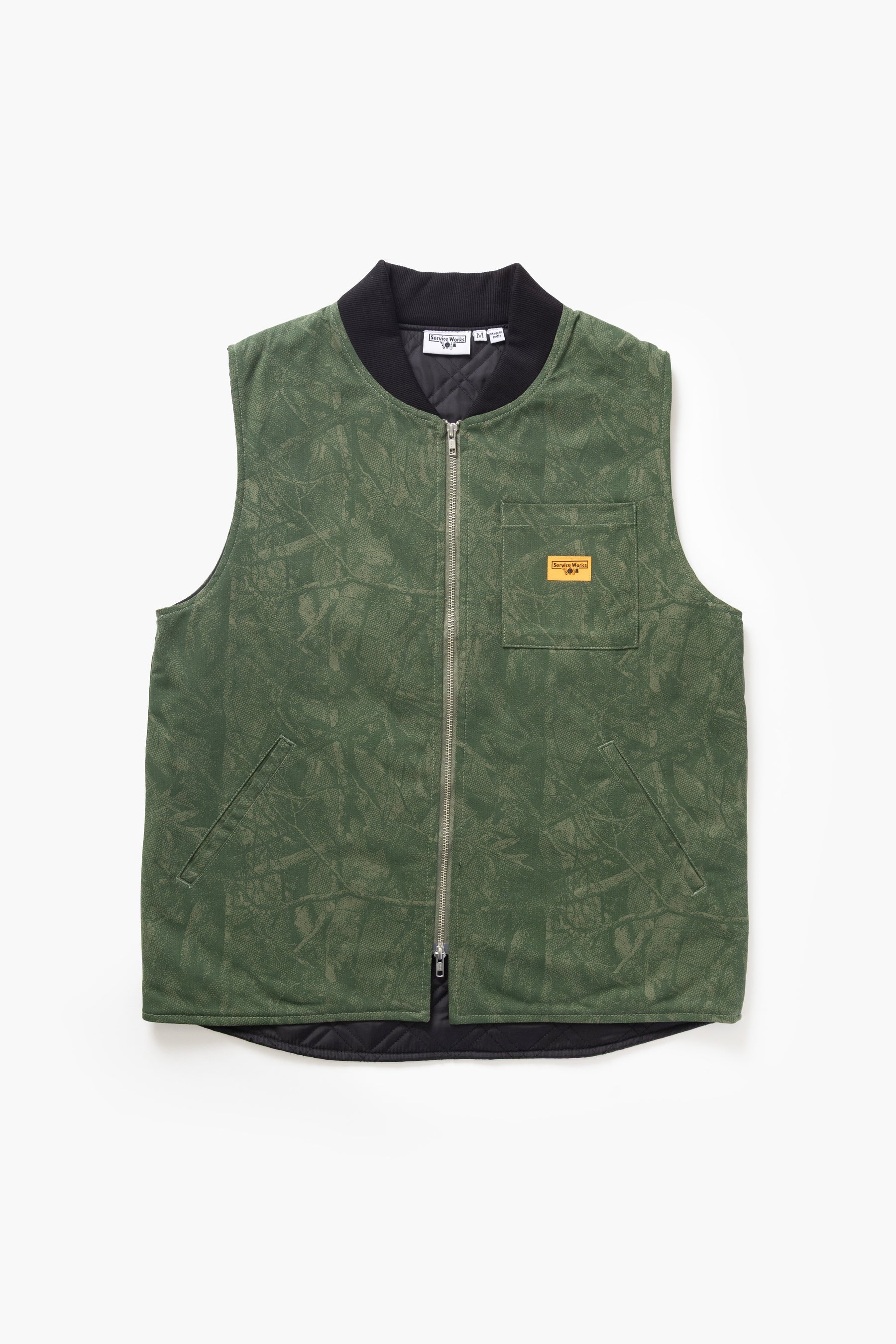 Gilet - Xerox Camo Padded Work Vest - Olive