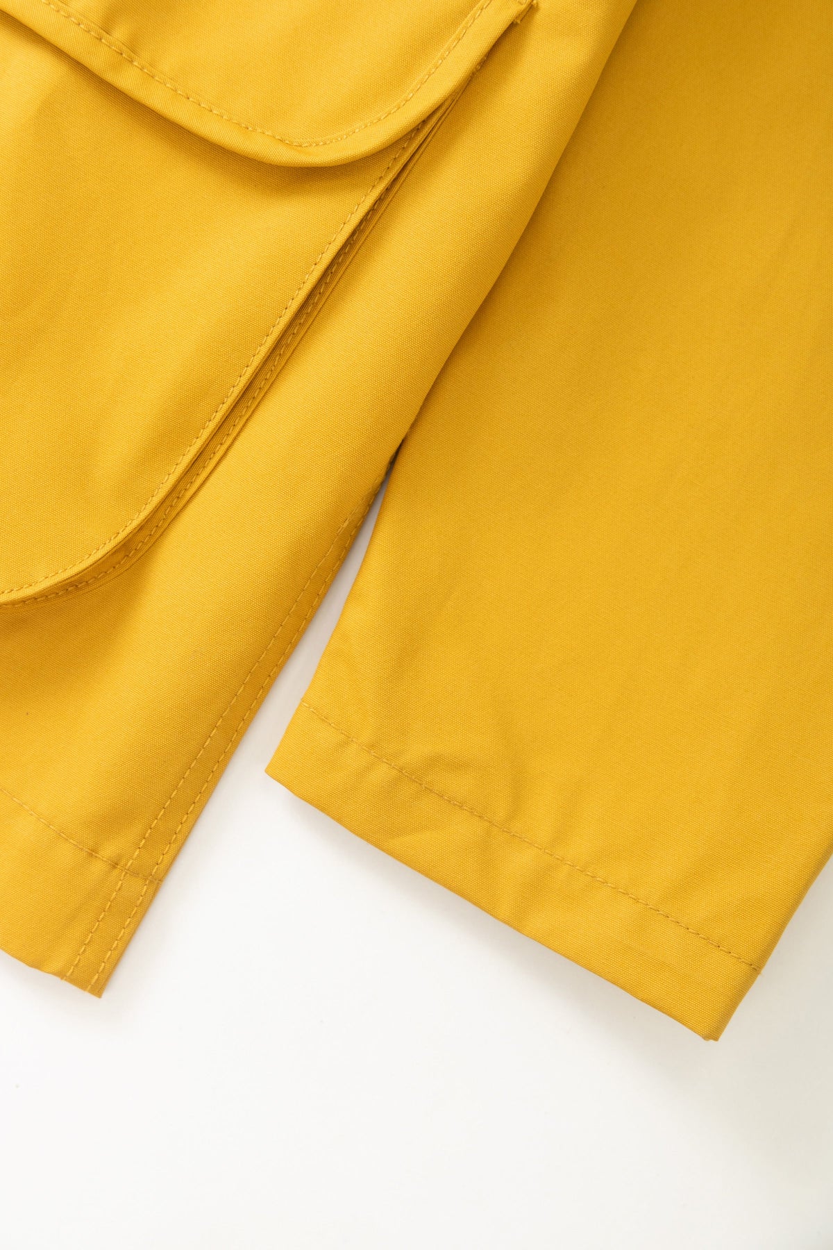 Waxed Barn Coat Ochre - détail