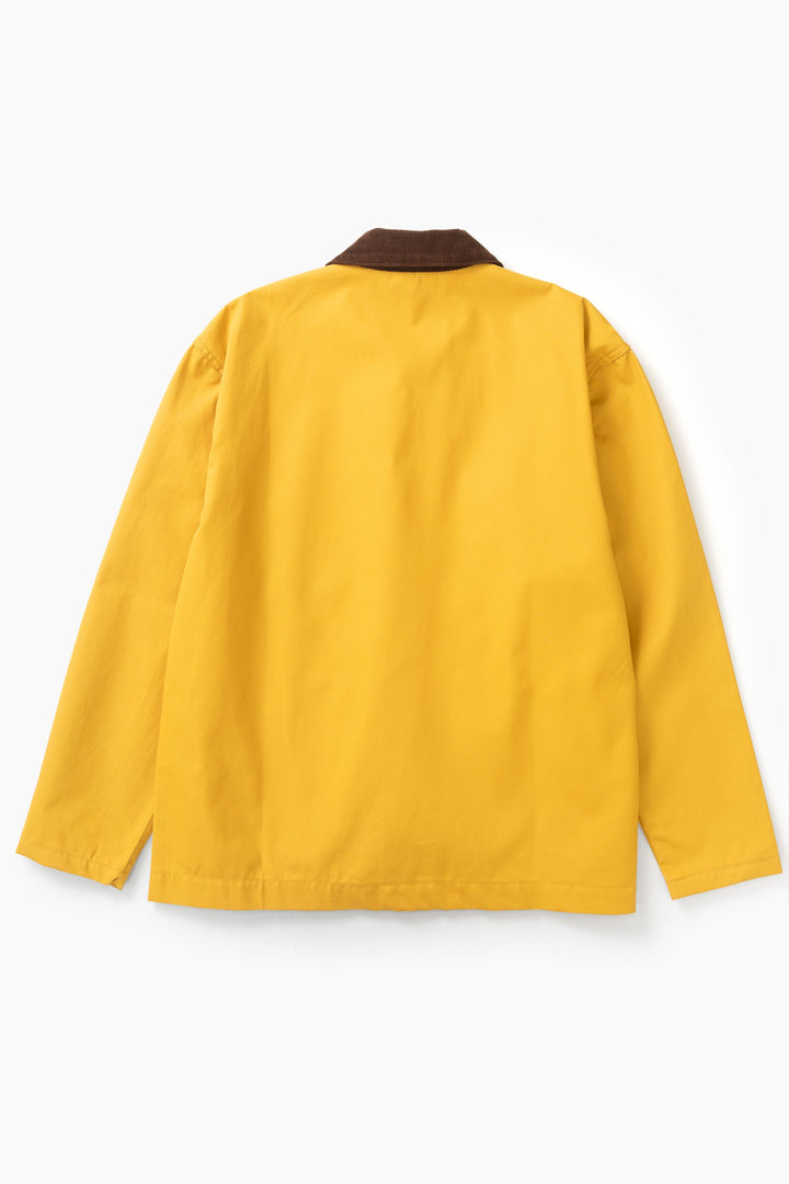 Waxed Barn Coat Ochre - détail