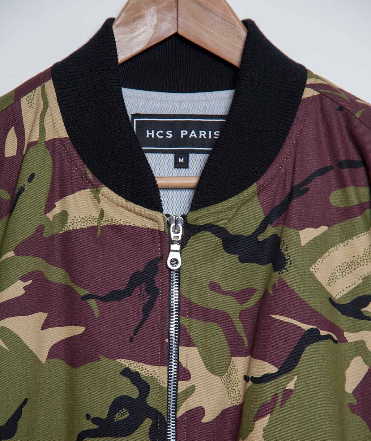 Veste Teddy « TRUDAINE » Camo (Série Limitée)
