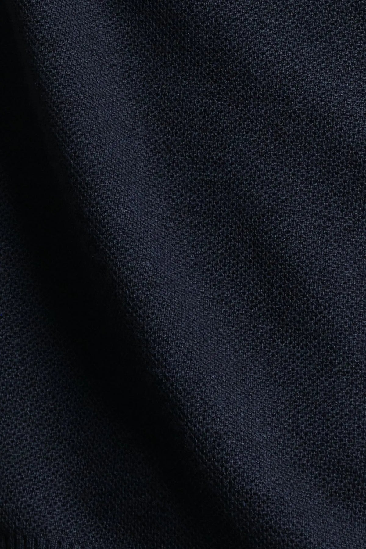 Pull Youri Nitto Knitwear marine - détail de la maille piquée
