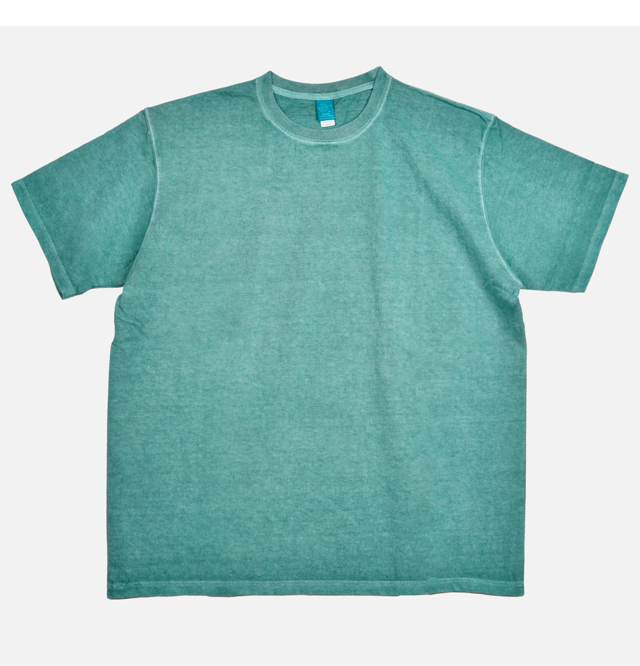 Tee Basic - S/s Crew Tee Straw - Smokey Green