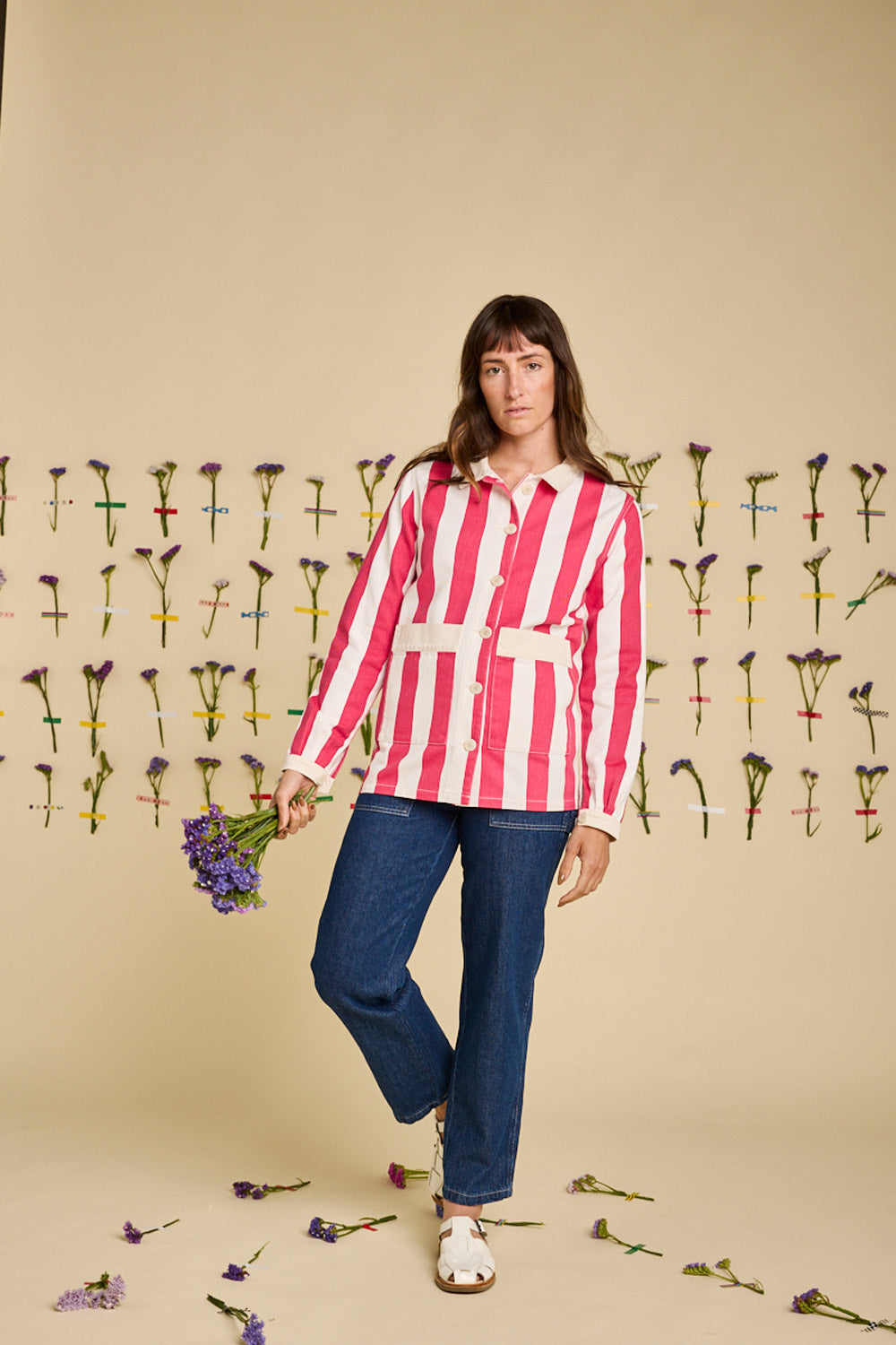 VESTE REVIVRE Vanille/Rose