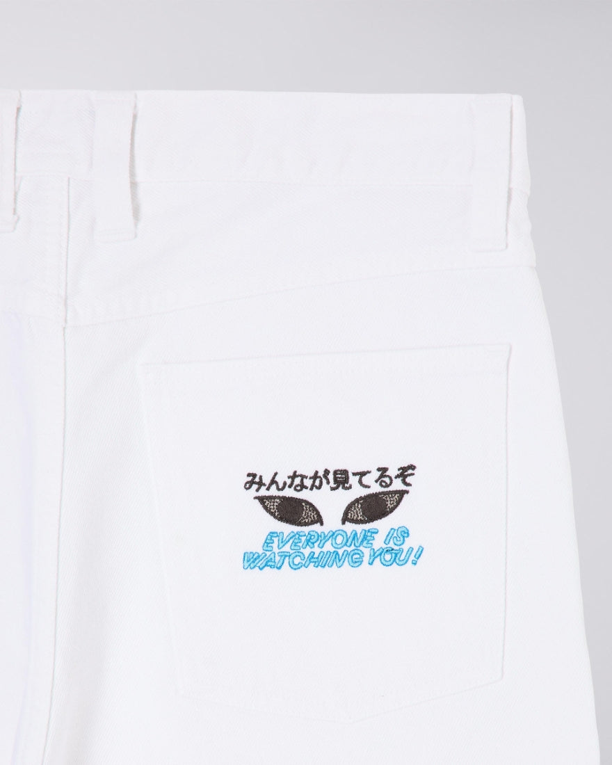 Tyrell Pant Optic White - garment dyed